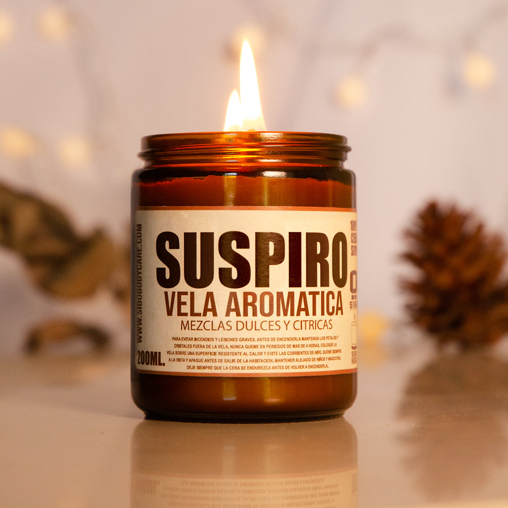 SUSPIRO : Vela Aromática